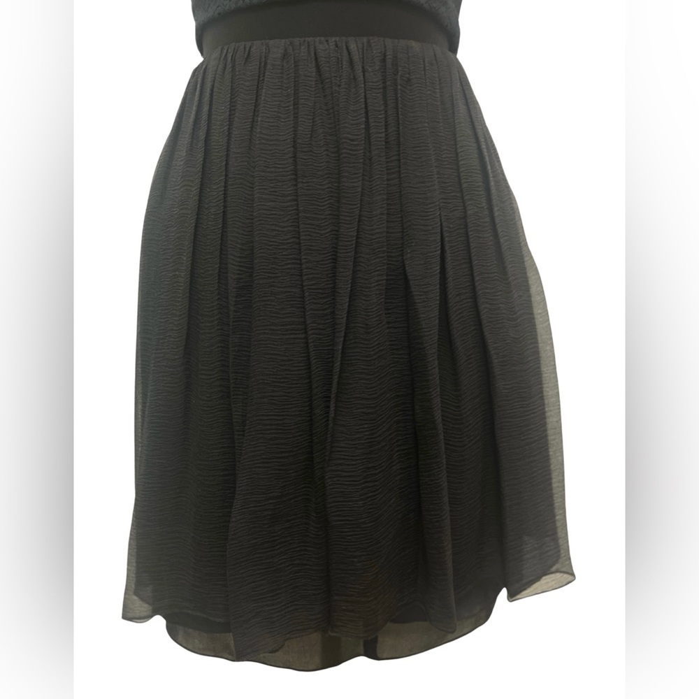 CHANEL Vintage Silk Black A-Line Skirt Circa 2000 Size 40. A Gorgeous Classic!